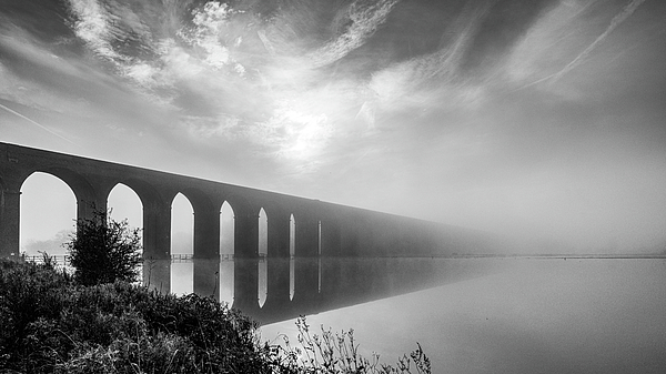 Harringworth Viaduct over flooded fields by James Billings Harringworth Viaduct over flooded fields by James Billings